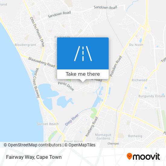 Fairway Way map