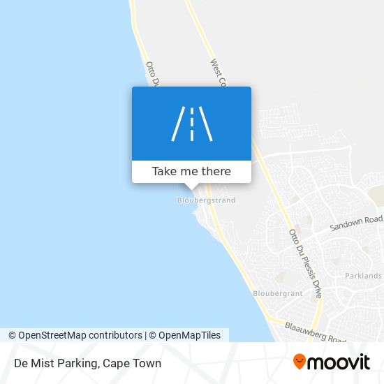 De Mist Parking map