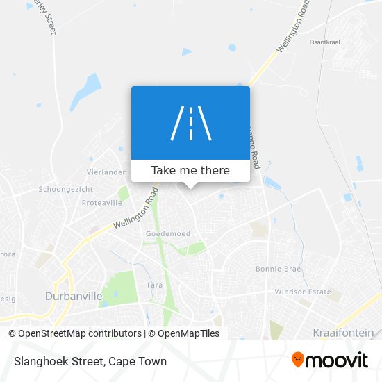 Slanghoek Street map