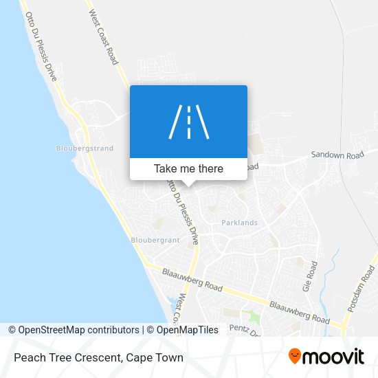 Peach Tree Crescent map