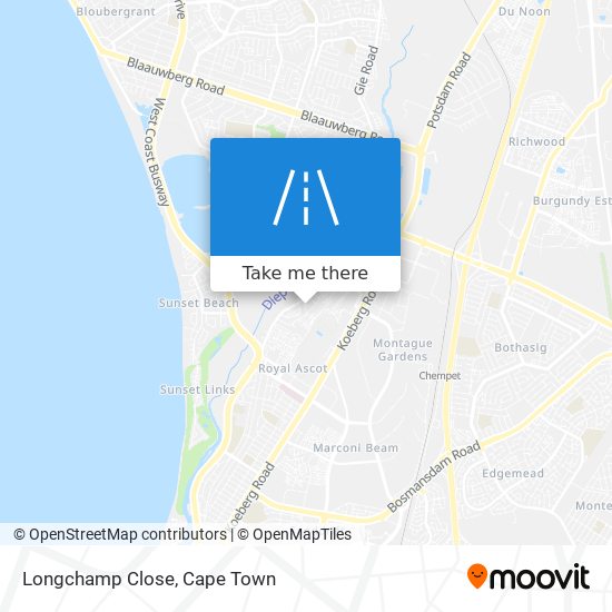 Longchamp Close map