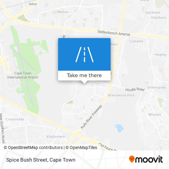 Spice Bush Street map