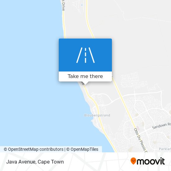 Java Avenue map