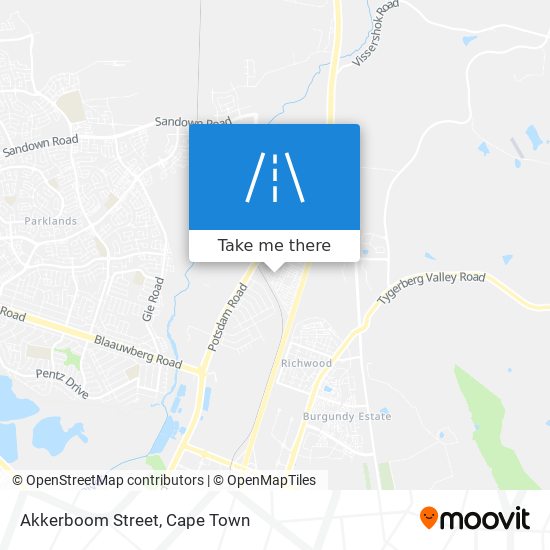 Akkerboom Street map