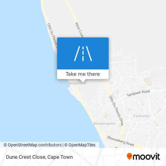 Dune Crest Close map