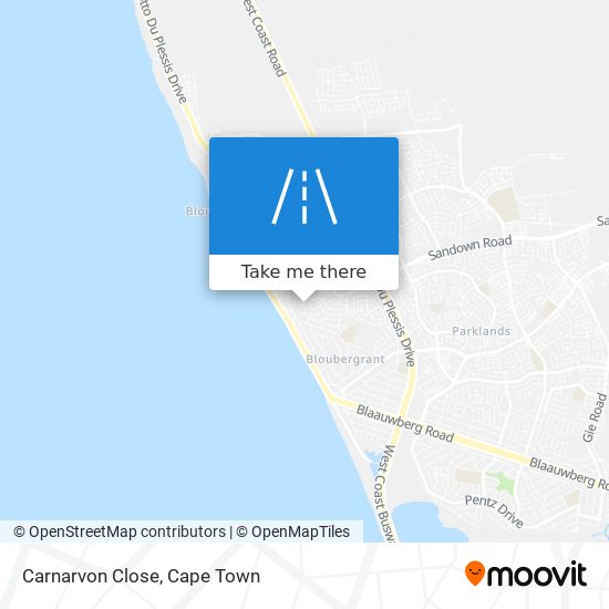 Carnarvon Close map