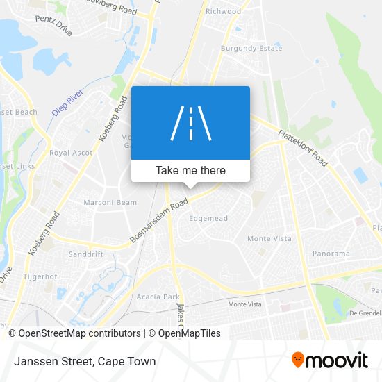 Janssen Street map