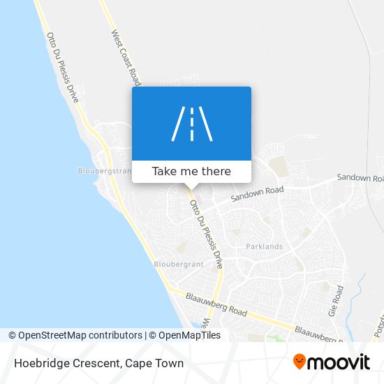 Hoebridge Crescent map