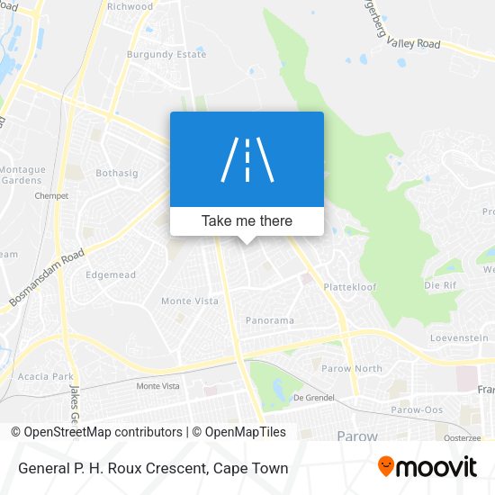 General P. H. Roux Crescent map
