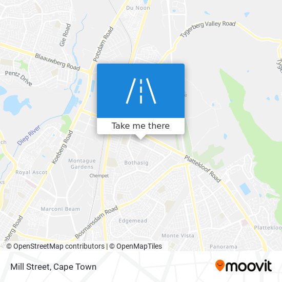 Mill Street map