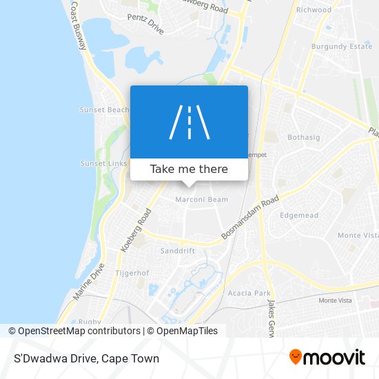 S'Dwadwa Drive map