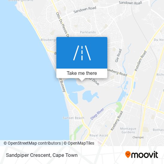 Sandpiper Crescent map