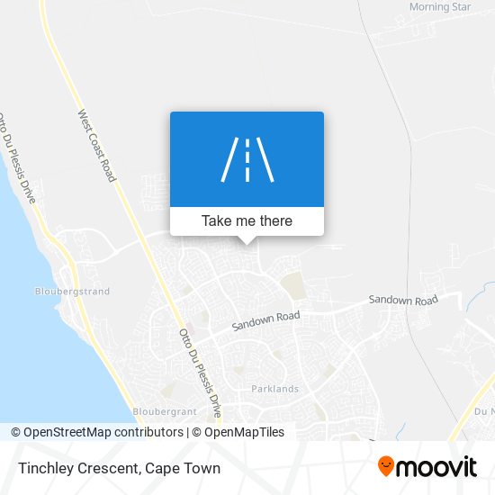 Tinchley Crescent map