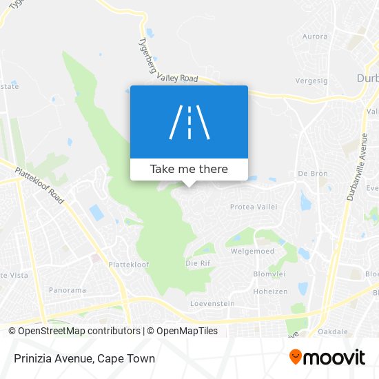 Prinizia Avenue map