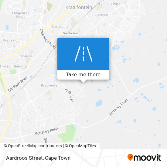 Aardroos Street map