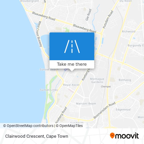 Clairwood Crescent map