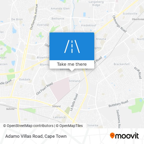 Adamo Villas Road map