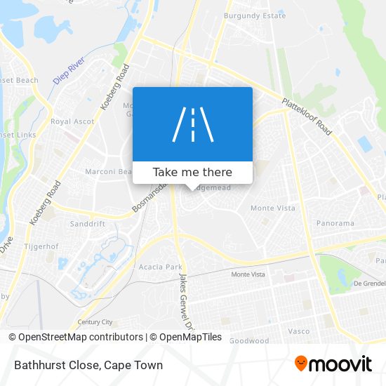 Bathhurst Close map