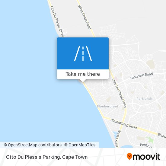 Otto Du Plessis Parking map