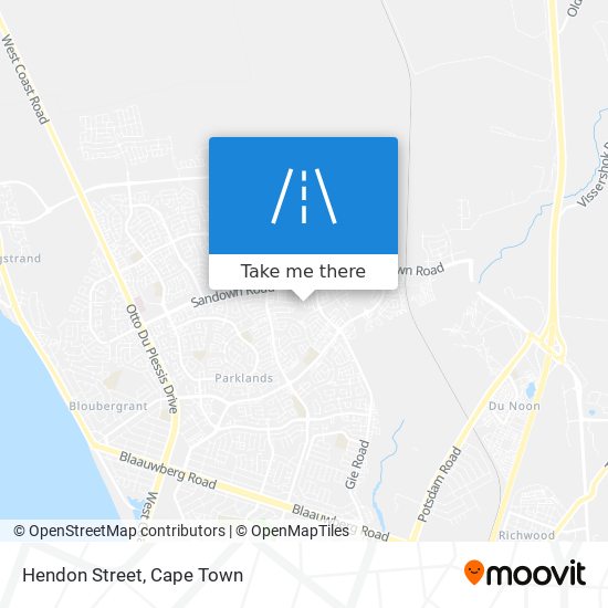 Hendon Street map