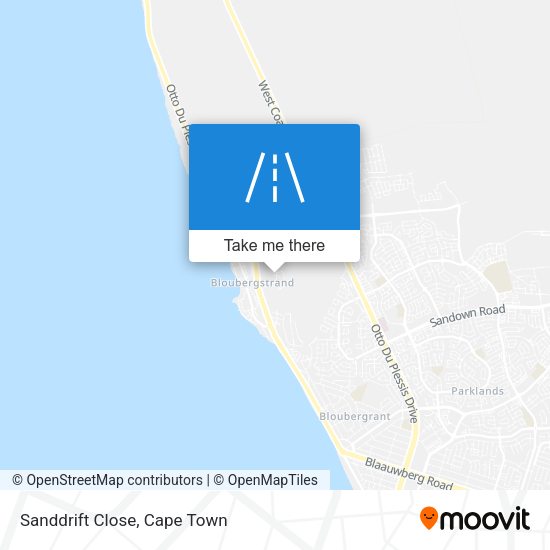 Sanddrift Close map