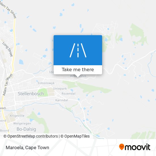 Maroela map