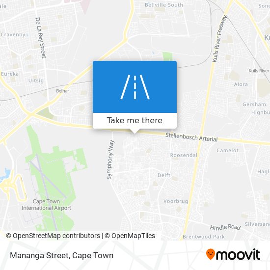 Mananga Street map