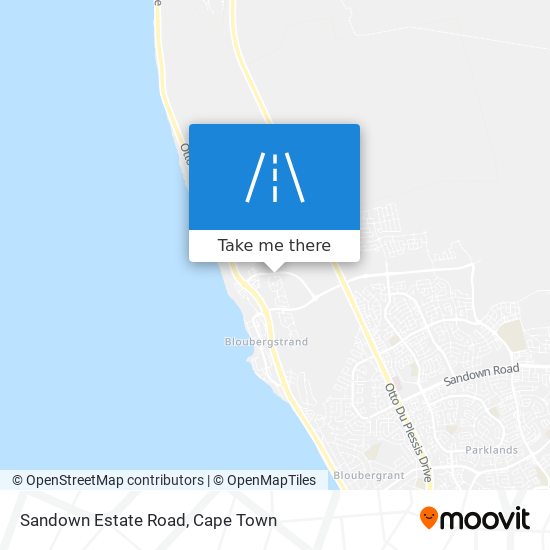 Sandown Estate Road map