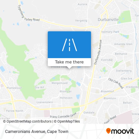 Cameronians Avenue map