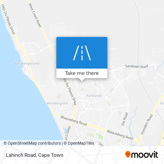 Lahinch Road map