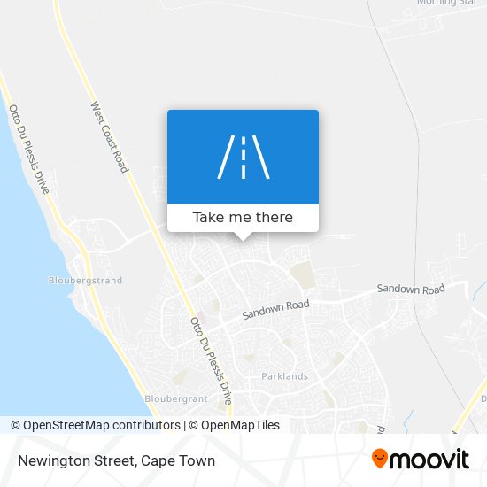 Newington Street map