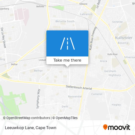 Leeuwkop Lane map