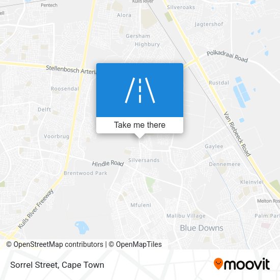 Sorrel Street map