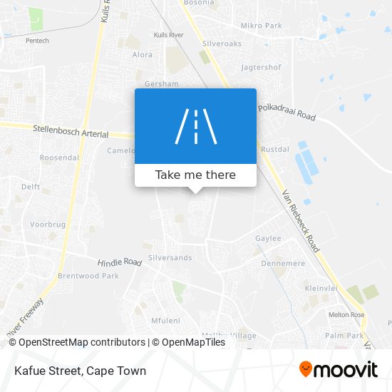 Kafue Street map