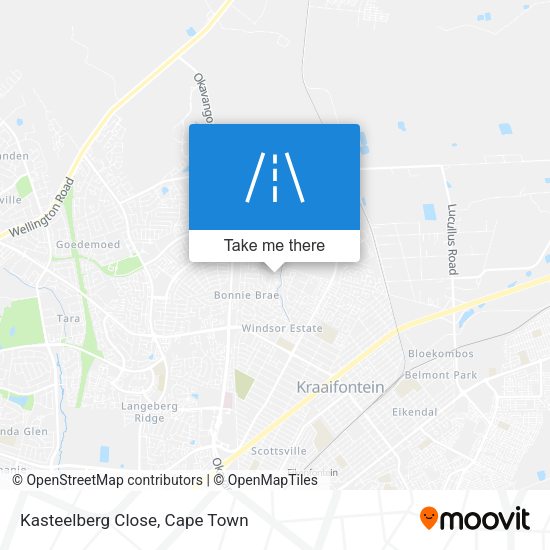 Kasteelberg Close map