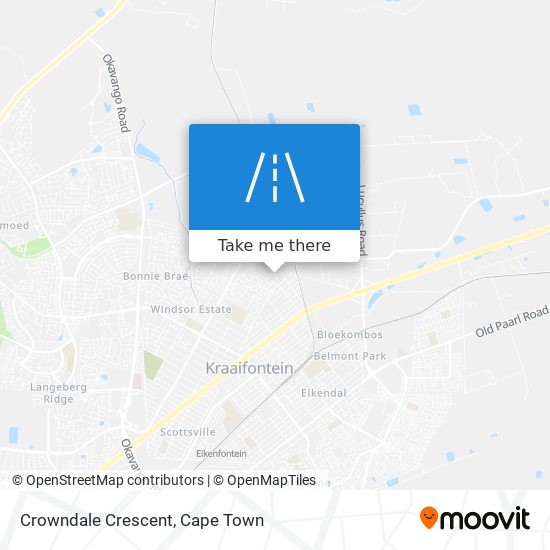 Crowndale Crescent map