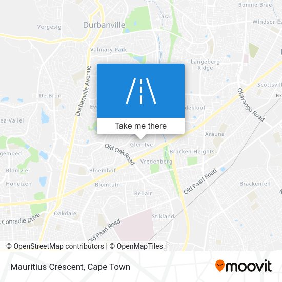 Mauritius Crescent map