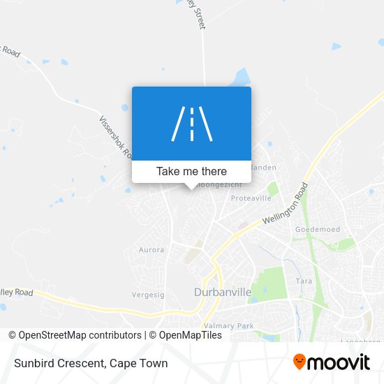 Sunbird Crescent map