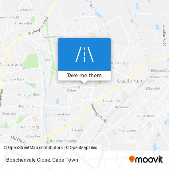 Boschenvale Close map