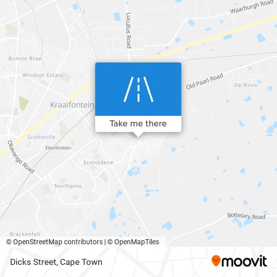 Dicks Street map