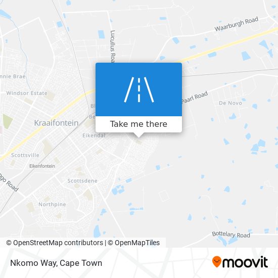 Nkomo Way map