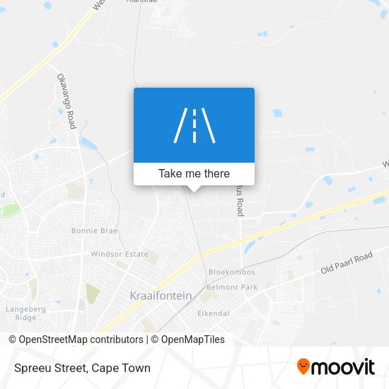 Spreeu Street map