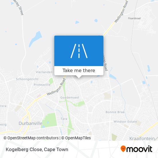 Kogelberg Close map