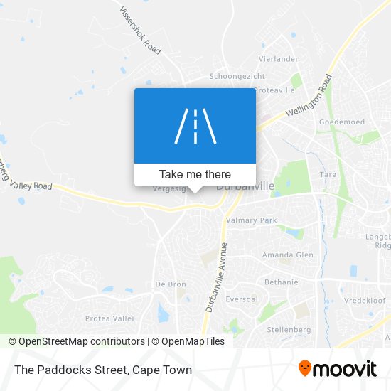 The Paddocks Street map