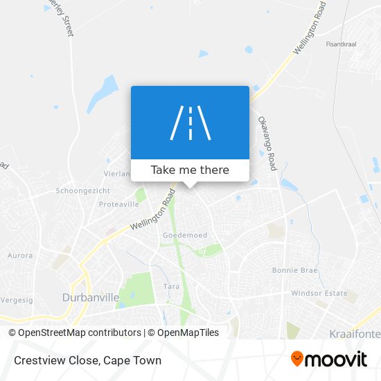Crestview Close map