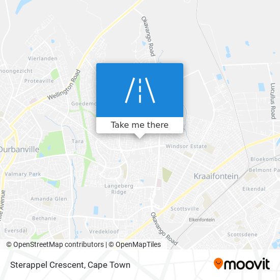 Sterappel Crescent map