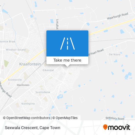 Sexwala Crescent map