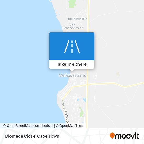 Diomede Close map