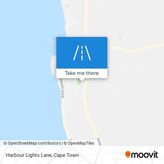 Harbour Lights Lane map