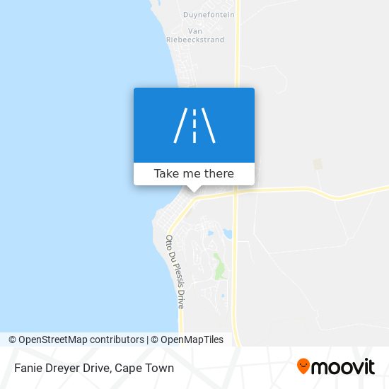 Fanie Dreyer Drive map